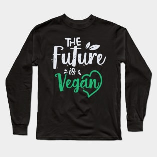 The Futue is Vegan Long Sleeve T-Shirt